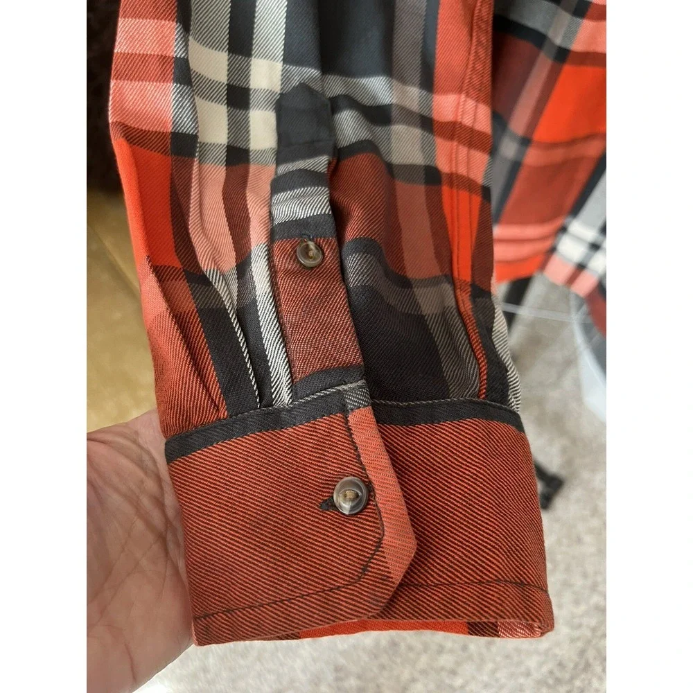 The‎ North Face NewPlaid Button Up Shirt Woven Red/black Mens Sz XXL %100 Cotton